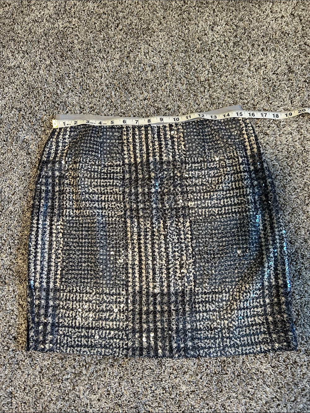 Tory Burch Sz 6 Sequin and Blue Skirt